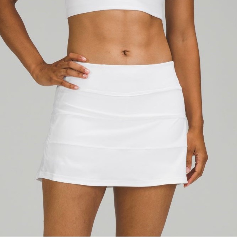 lululemon Pace Rival skirt in White